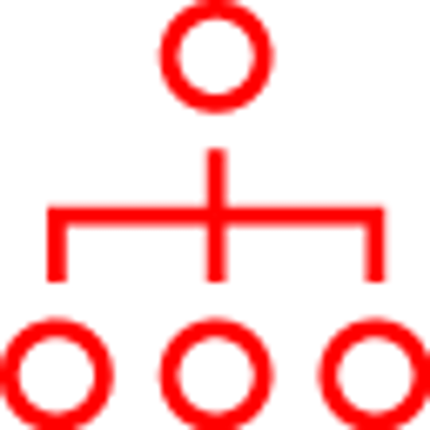 Icon einer Hierarchie