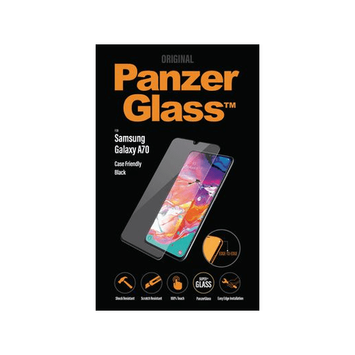 Image of Panzer Glass Galaxy A70 Display-Schutzfolie schwarz Schwarz
