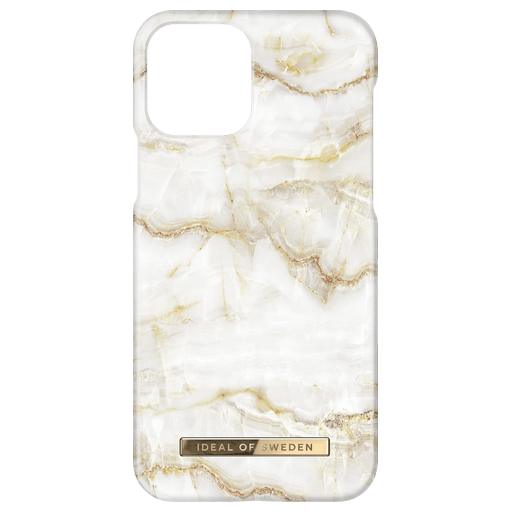 Image of iDeal of Sweden iPhone 13 Handyhülle Marmor Weiss/Gold Weiss