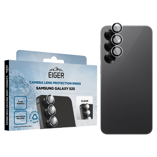 Eiger Galaxy S25 Mountain Glas Camera Ring Protector