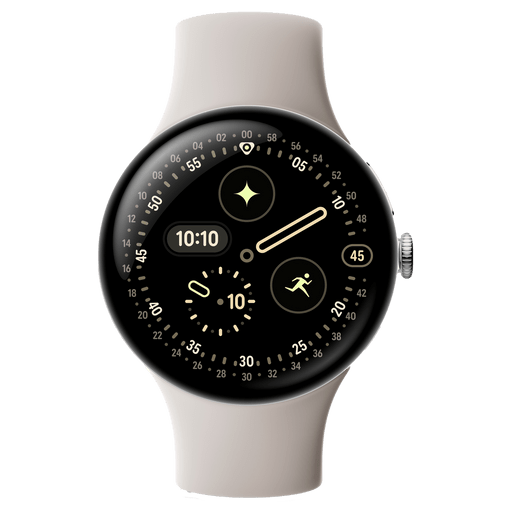 Google Pixel Watch 4 WiFi 45mm Silver Porcelain