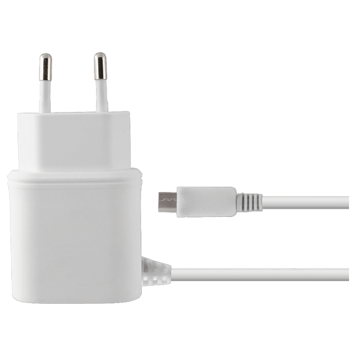 Image of itStyle Handy Ladegerät 220V Micro USB 2A Weiss ganzes Kabel Weiss