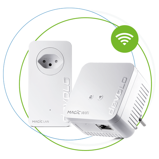 Image of devolo Magic 1 WiFi mini Starter Kit Weiss Weiss