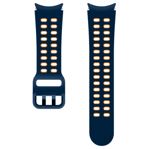 Image of Samsung Watch Sport Band S navy/orange (20mm) Blau/Orange