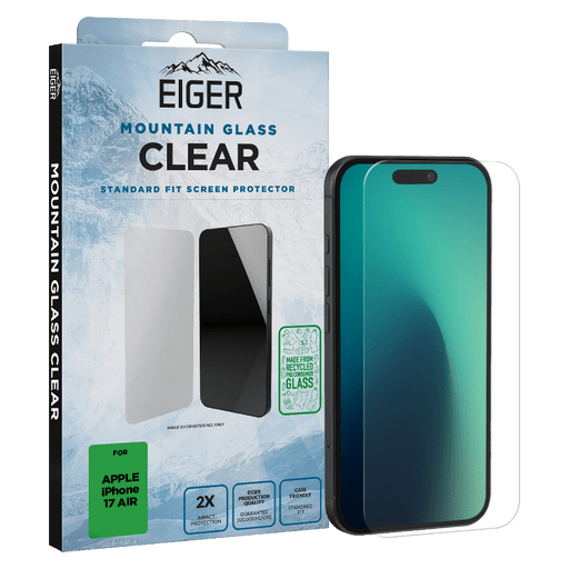Eiger iPhone Air Clear Glass Screen Protector