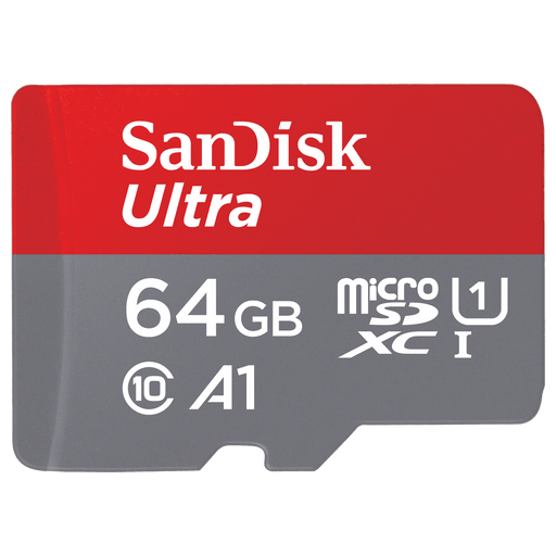 Image of San Disk Ultra Micro SDXC Speicherkarte 64 GB 98MB/s Android Rot