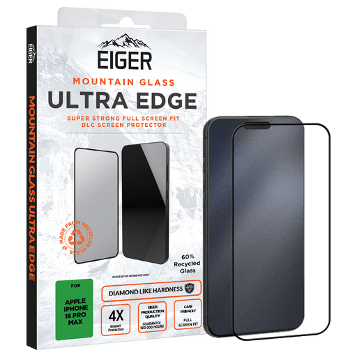 Eiger iPhone 16 Pro Max Ultra Edge Display-Schutzglas