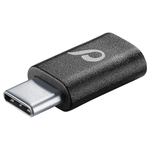 Image of cellularline Adapter Micro USB 3.1 zu USB-C Schwarz Schwarz