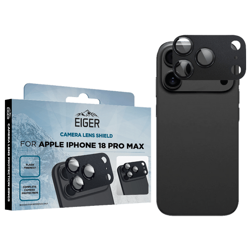 Eiger iPhone 18 Pro Max Kamera-Schutzglas