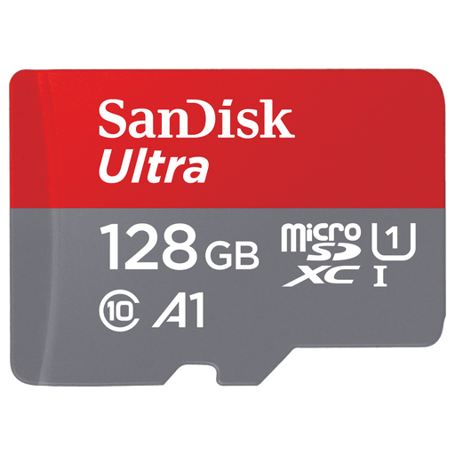 Image of San Disk Ultra Micro SDXC Speicherkarte 128 GB 98MB/s Android Rot