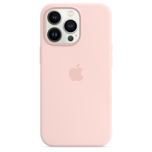 Image of Apple iPhone 13 Pro Handyhülle Silikon mit MagSafe Pink Pink