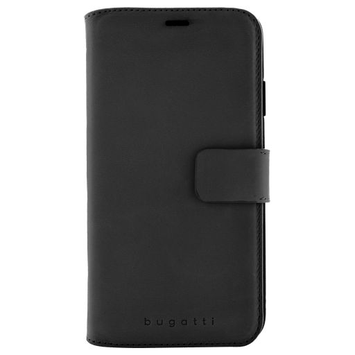 Image of Bugatti iPhone 11 Pro Max Handyhülle Leder Schwarz Schwarz