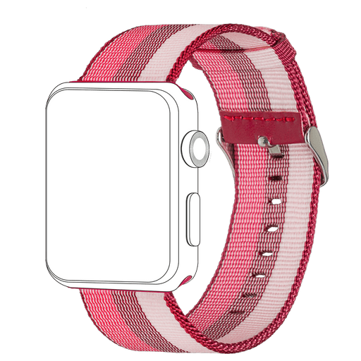 Image of Topp Apple Watch 38/40mm Nylon Armband Rot