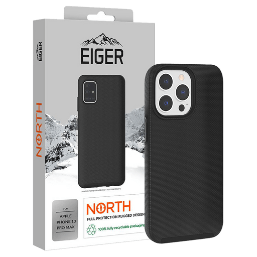Eiger iPhone 13 Pro Max North Backcover Black