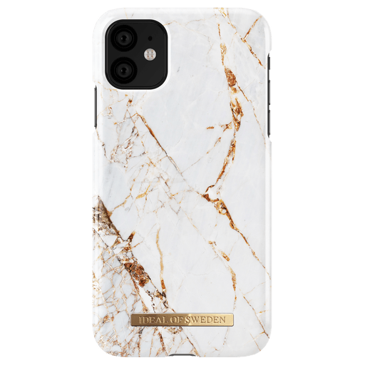 Image of iDeal of Sweden iPhone 11 Handyhülle Marmor Weiss/Gold Weiss