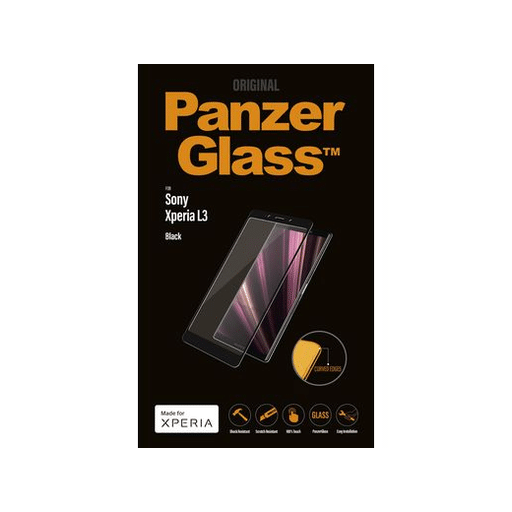 Image of Panzer Glass Sony Xperia L3 Display-Schutzfolie schwarz Schwarz