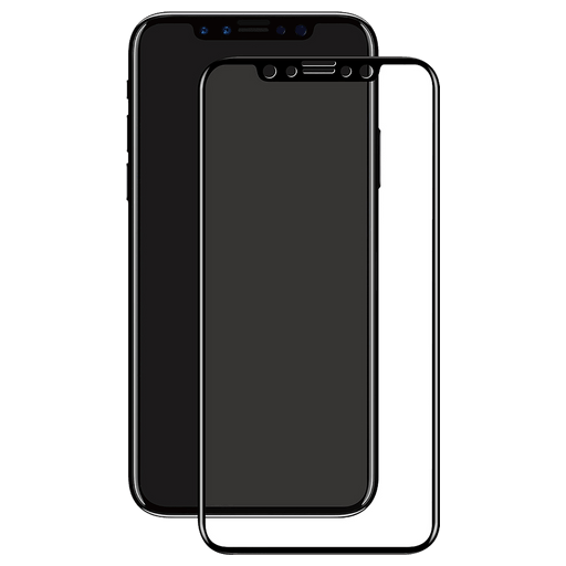 Eiger iPhone 11 Pro/Xs/X Clear Edge Display-Schutzglas (Full Screen Fit)