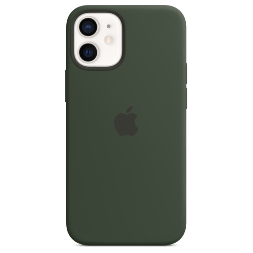 Image of Apple iPhone 12 mini Handyhülle Silikon mit MagSafe Grün Grün