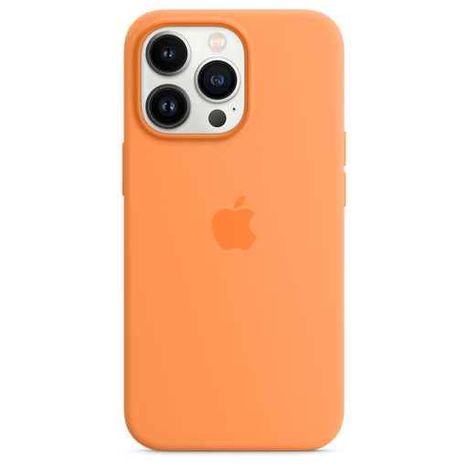 Image of Apple iPhone 13 Pro Handyhülle Silikon mit MagSafe Marigold Orange