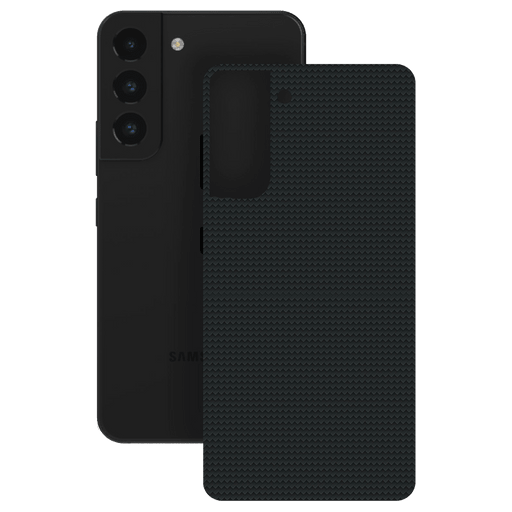 itStyle Premium ITSTYLE Backcover Premium Galaxy S22 Carbon Edition