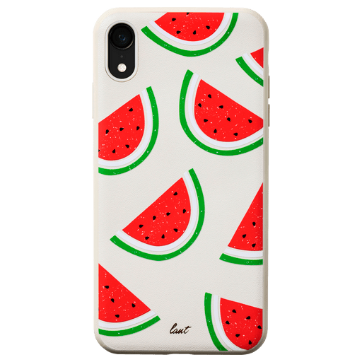 Image of LAUT iPhone XR Handyhülle Tutti Frutti Watermelon Rot