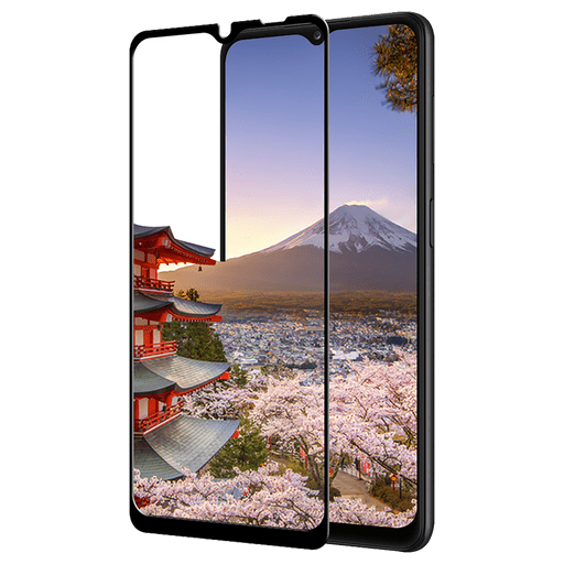 Image of Eiger Galaxy A32 5G / A12 Display-Schutzfolie 3D Glas Schwarz