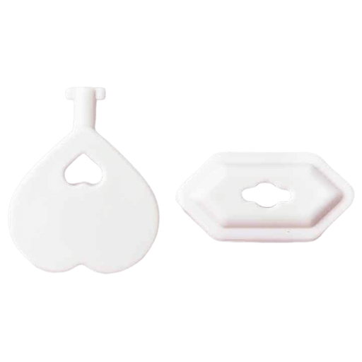 AK Kisten Basics Socket Cover Safety incl. Key White 7pc