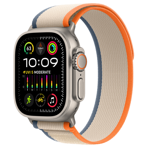 Apple Watch Ultra 2 GPS + Cell 49mm Titangehäuse Trail Loop M/L