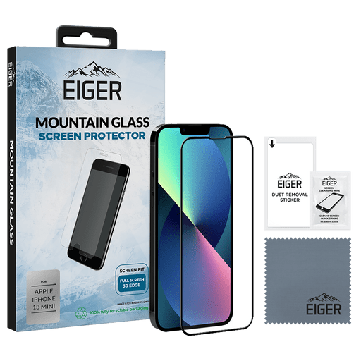 Image of Eiger iPhone 13 mini Display-Schutzfolie 3D Glas