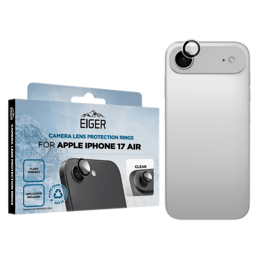 Eiger iPhone Air Mountain Glas Camera Ring Protector