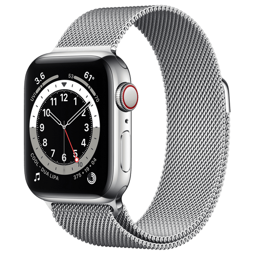 Watch Series 6 40mm GPS LTE Silver Stainless Steel 32 GB Silber