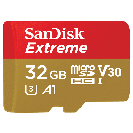 Image of San Disk Extreme Ultra Micro SDHC Speicherkarte 32 GB 100MB/s Android Gold