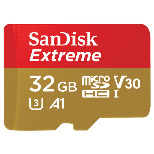 Image of San Disk Extreme Ultra Micro SDHC Speicherkarte 32 GB 100MB/s Android Gold