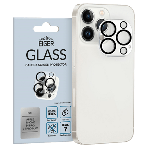 Eiger iPhone 14 Pro/14 Pro Max Kamera-Schutzglas