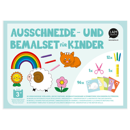 Image of AK Bastelset „Schneiden und Färben“ für Kinder