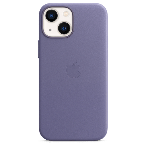 Image of Apple iPhone 13 mini Handyhülle Leder mit MagSafe Violett Violett