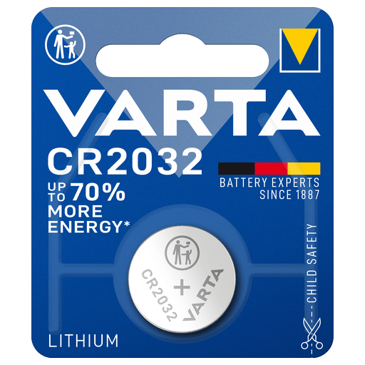 Varta 3V 230mAh Lithium-Knopfzelle Batterie (1er-Blister)