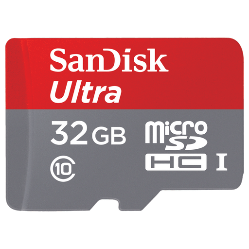 Image of San Disk Ultra Micro SDXC Speicherkarte 32 GB 98MB/s Android Rot