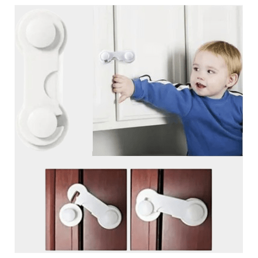 AK Kisten Basics Baby/Child Safety Lock Cabinet White 10pc