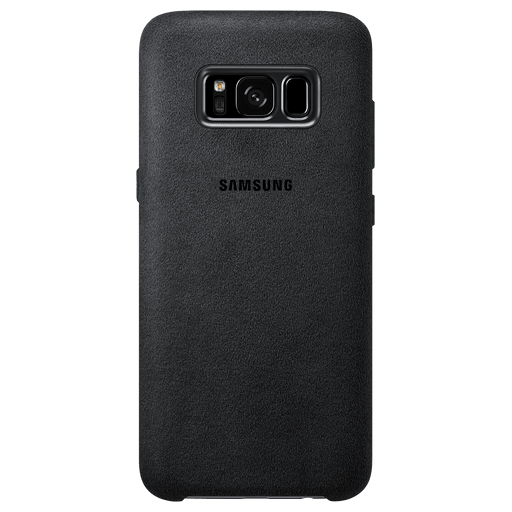 Image of Samsung Galaxy S8 Plus Handyhülle Alcantara Grau Grau