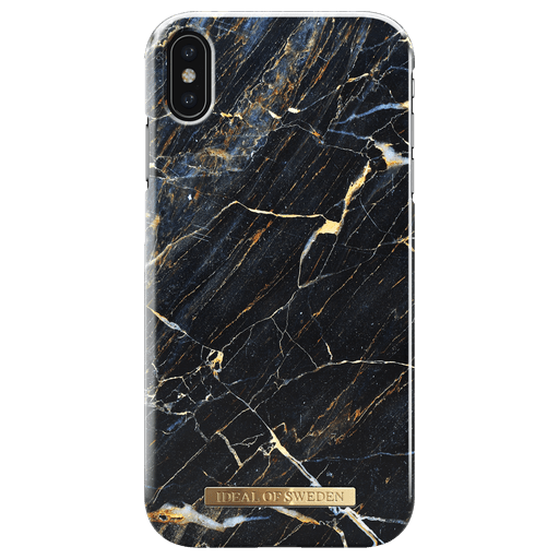 Image of iDeal of Sweden iPhone Xs Max Handyhülle Marmor Schwarz Schwarz