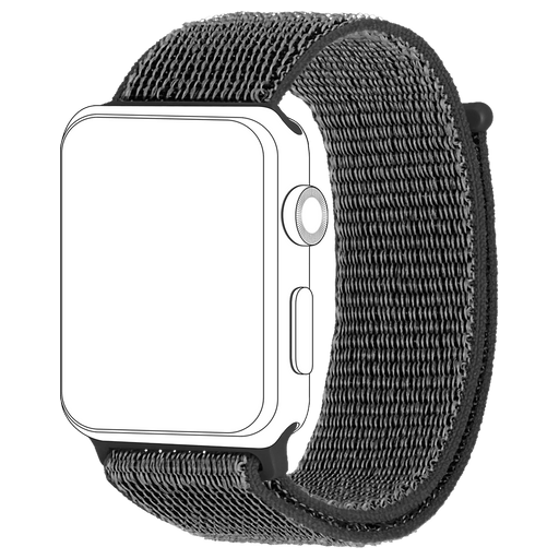 Image of Topp Apple Watch 38/40mm Nylon Armband Grau