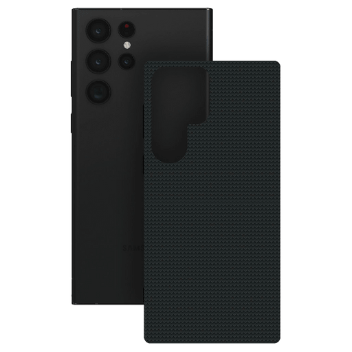 itStyle Premium ITSTYLE Backcover Premium Galaxy S22 Ultra Carbon Edition