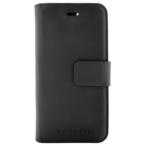 Image of Bugatti iPhone 7/8/SE 2020 Handyhülle Leder Schwarz Schwarz