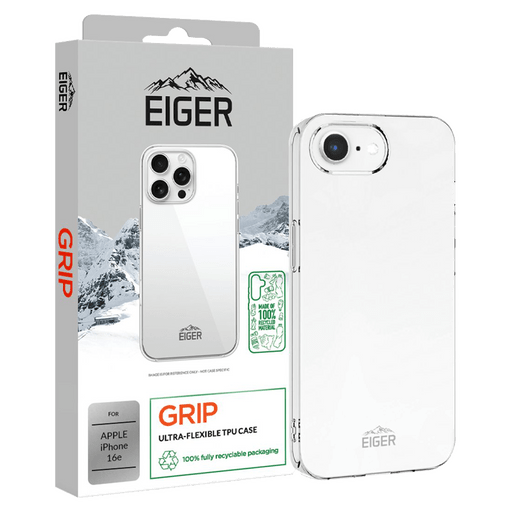 Eiger iPhone 16e Flexiable Grip TPU Handyhülle