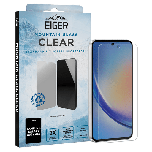 Bulk Eiger Galaxy A35/A55 Mountain Glass Screen Protector  (