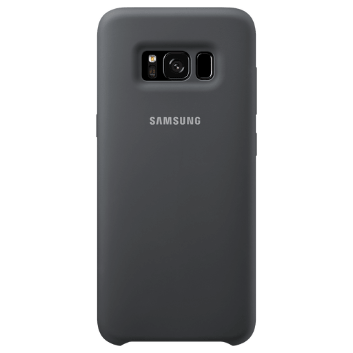 Samsung Galaxy S8 Plus Handyhülle Silikon Dark grey