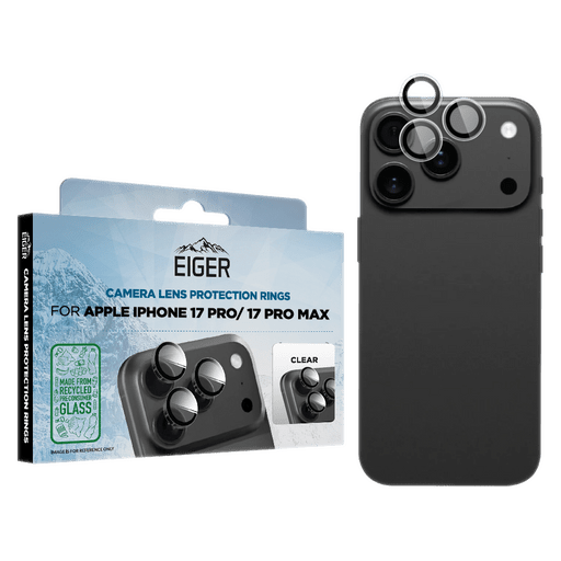 Eiger iPhone 17 Pro/17 Pro Max Mountain Glas Camera Ring Pro