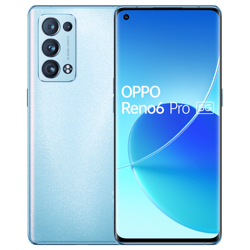 Image of OPPO Reno6 Pro 5G 256 GB Arctic Blue