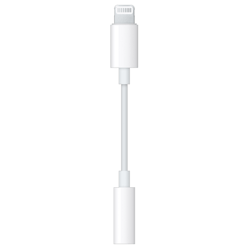 Apple Lightning to 3.5mm Headphone Jack Adapter White